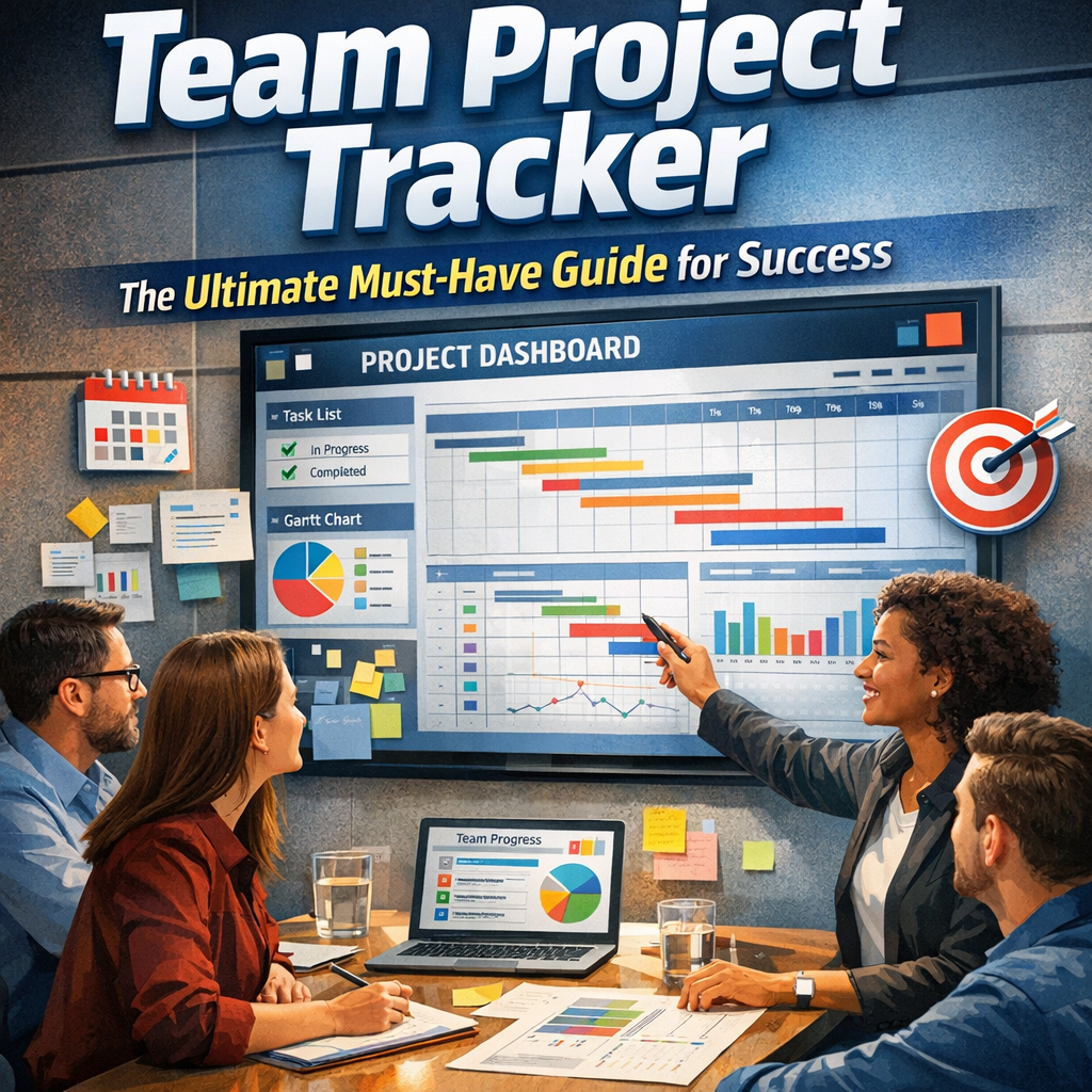 Illustration of Team Project Tracker: The Ultimate Must-Have Guide for Success