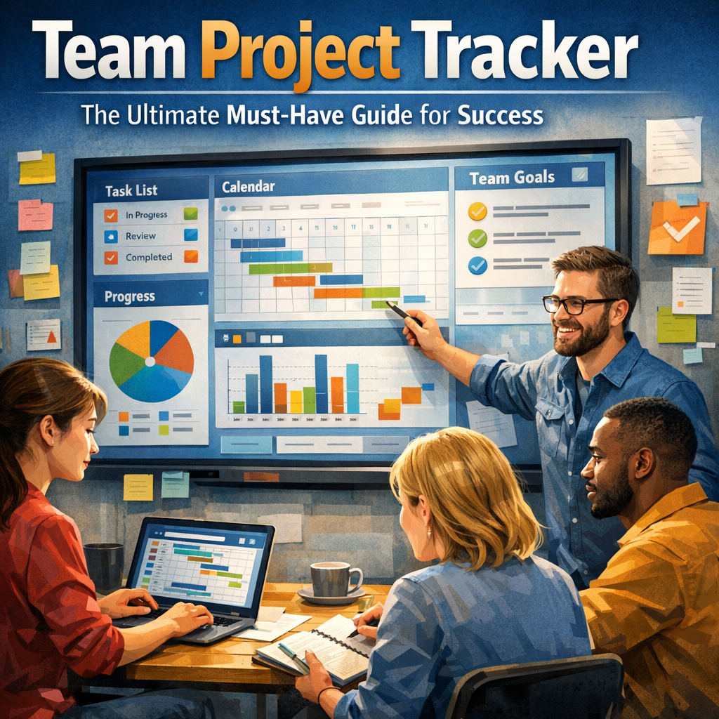 Illustration of Team Project Tracker: The Ultimate Must-Have Guide for Success