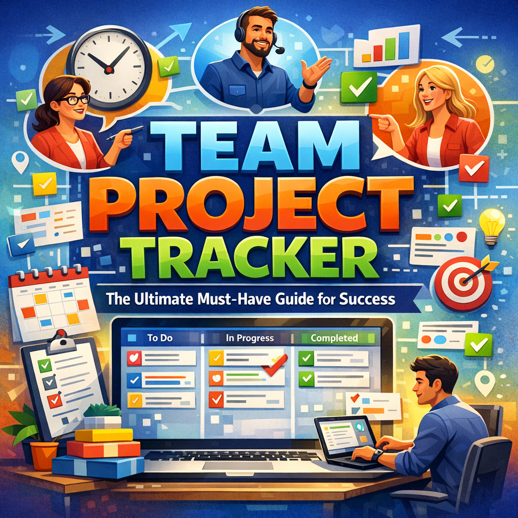 Illustration of Team Project Tracker: The Ultimate Must-Have Guide for Success