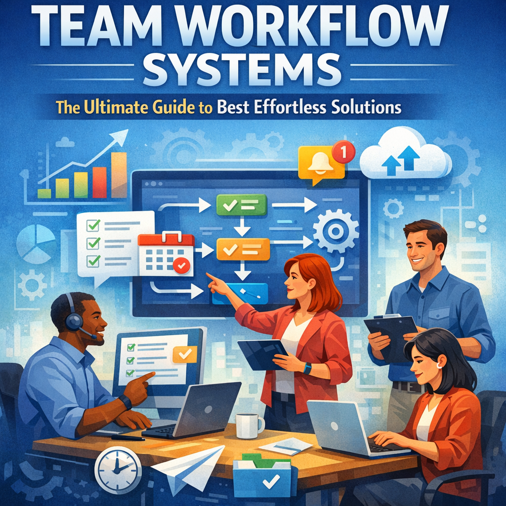 Illustration of Team Workflow Systems: The Ultimate Guide to Best Effortless Solutions