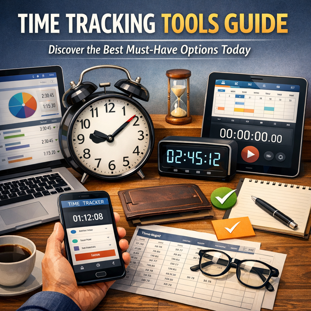 Illustration of Time Tracking Tools Guide: Discover the Best Must-Have Options Today