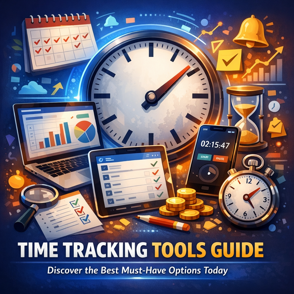Illustration of Time Tracking Tools Guide: Discover the Best Must-Have Options Today