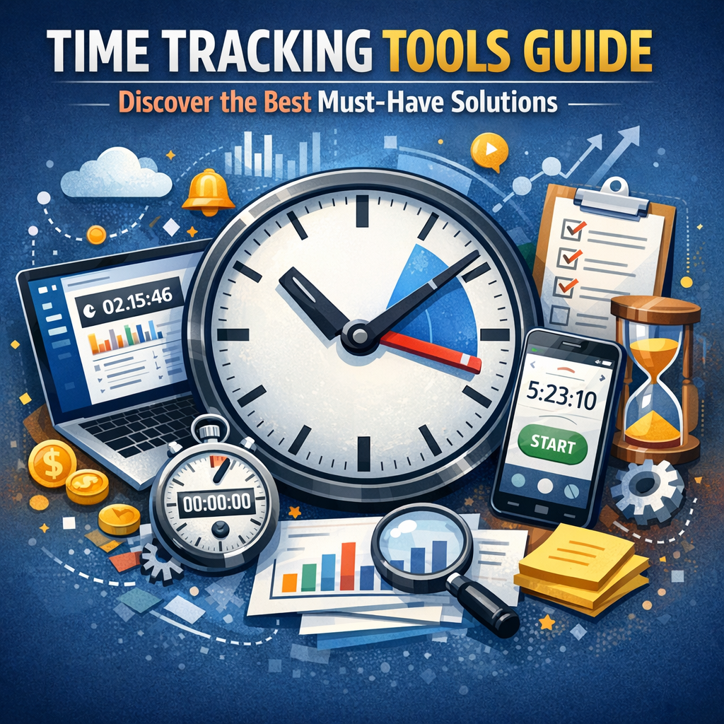 Illustration of Time Tracking Tools Guide: Discover the Best Must-Have Solutions