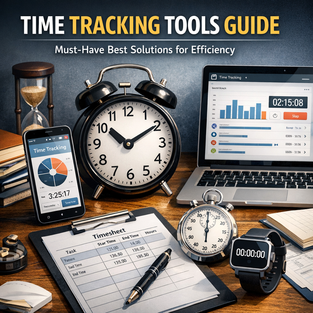 Illustration of Time Tracking Tools Guide: Must-Have Best Solutions for Efficiency