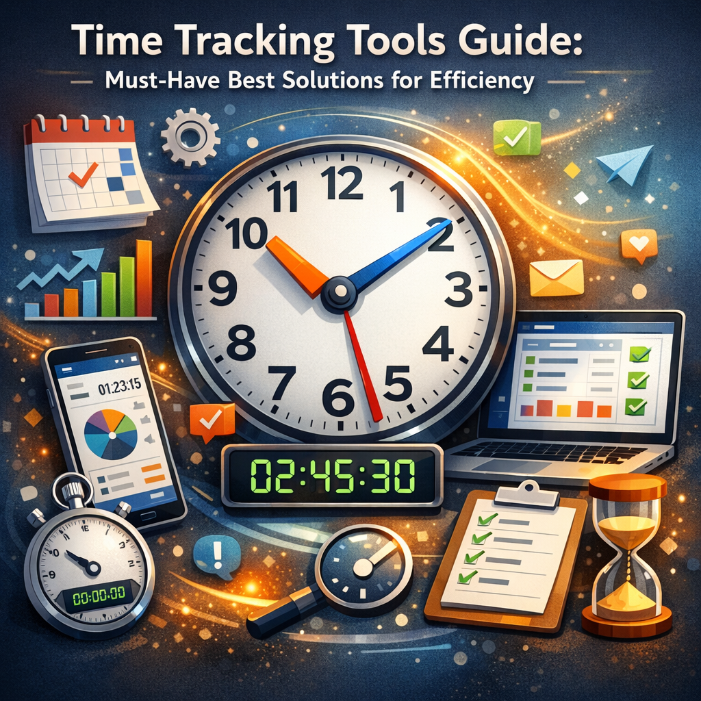 Illustration of Time Tracking Tools Guide: Must-Have Best Solutions for Efficiency