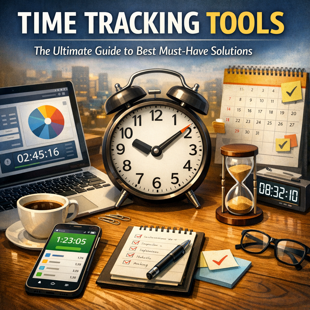 Illustration of Time Tracking Tools: The Ultimate Guide to Best Must-Have Solutions