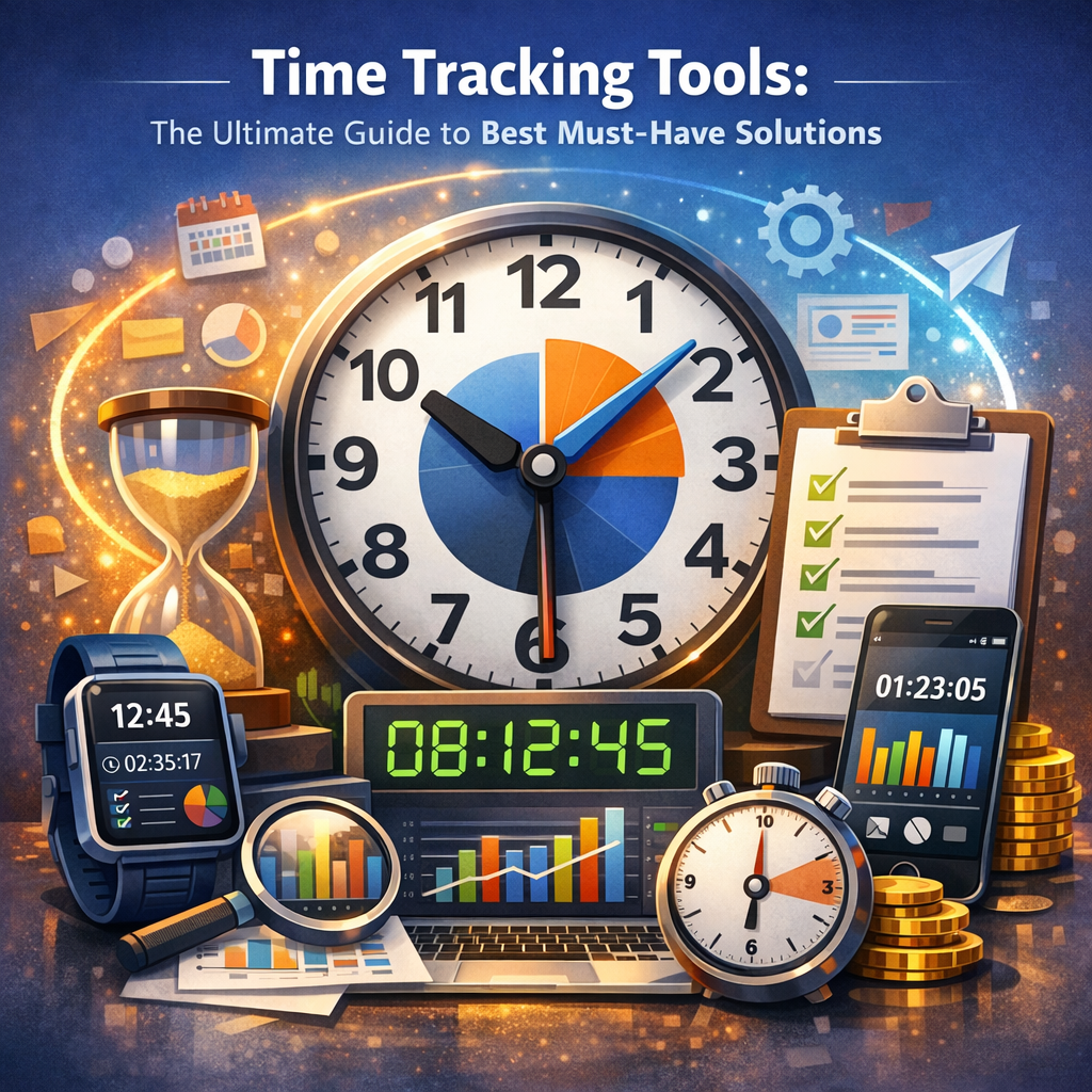 Illustration of Time Tracking Tools: The Ultimate Guide to Best Must-Have Solutions