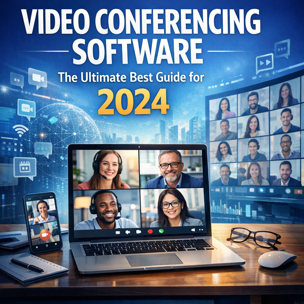 Illustration of Video Conferencing Software: The Ultimate Best Guide for 2024