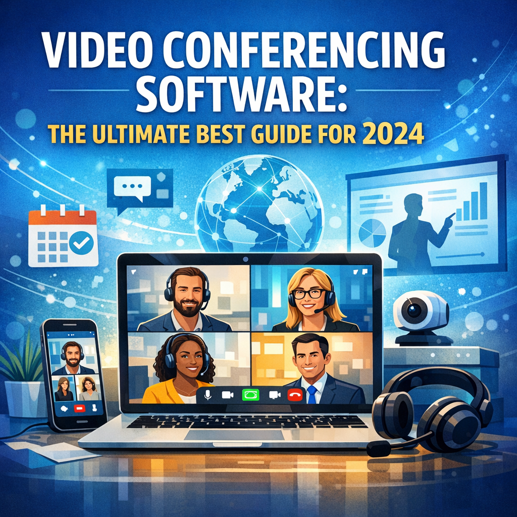 Illustration of Video Conferencing Software: The Ultimate Best Guide for 2024