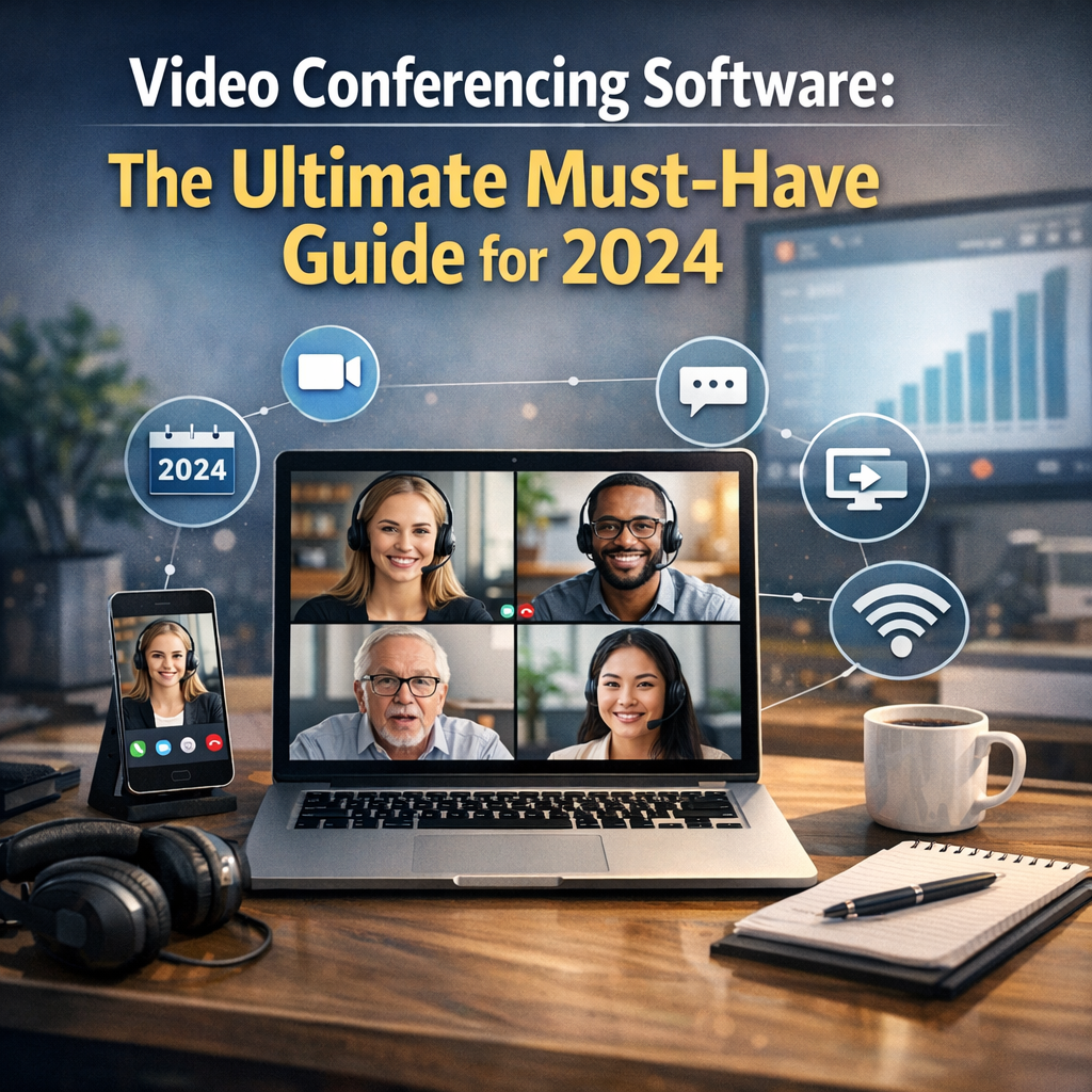 Illustration of Video Conferencing Software: The Ultimate Must-Have Guide for 2024