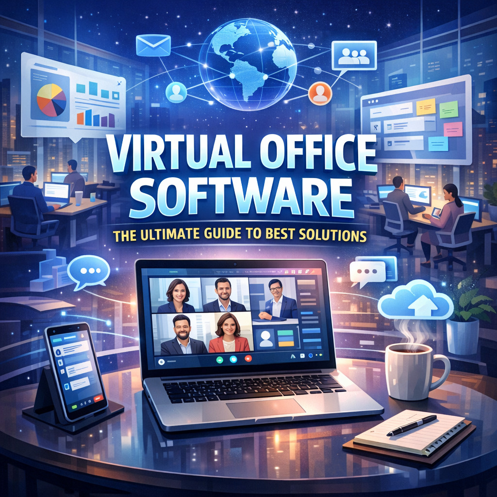 Illustration of Virtual Office Software: The Ultimate Guide to Best Solutions