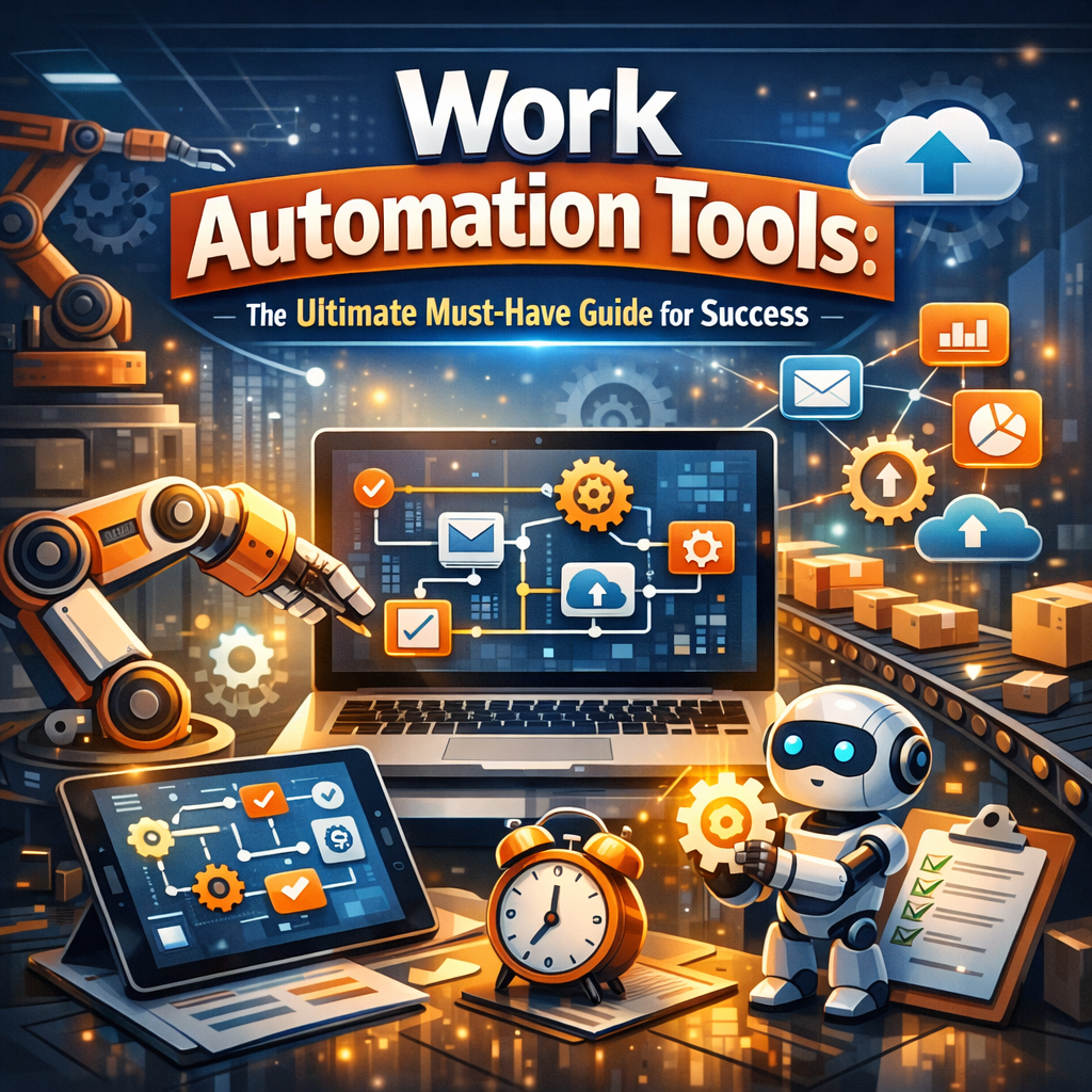 Illustration of Work Automation Tools: The Ultimate Must-Have Guide for Success