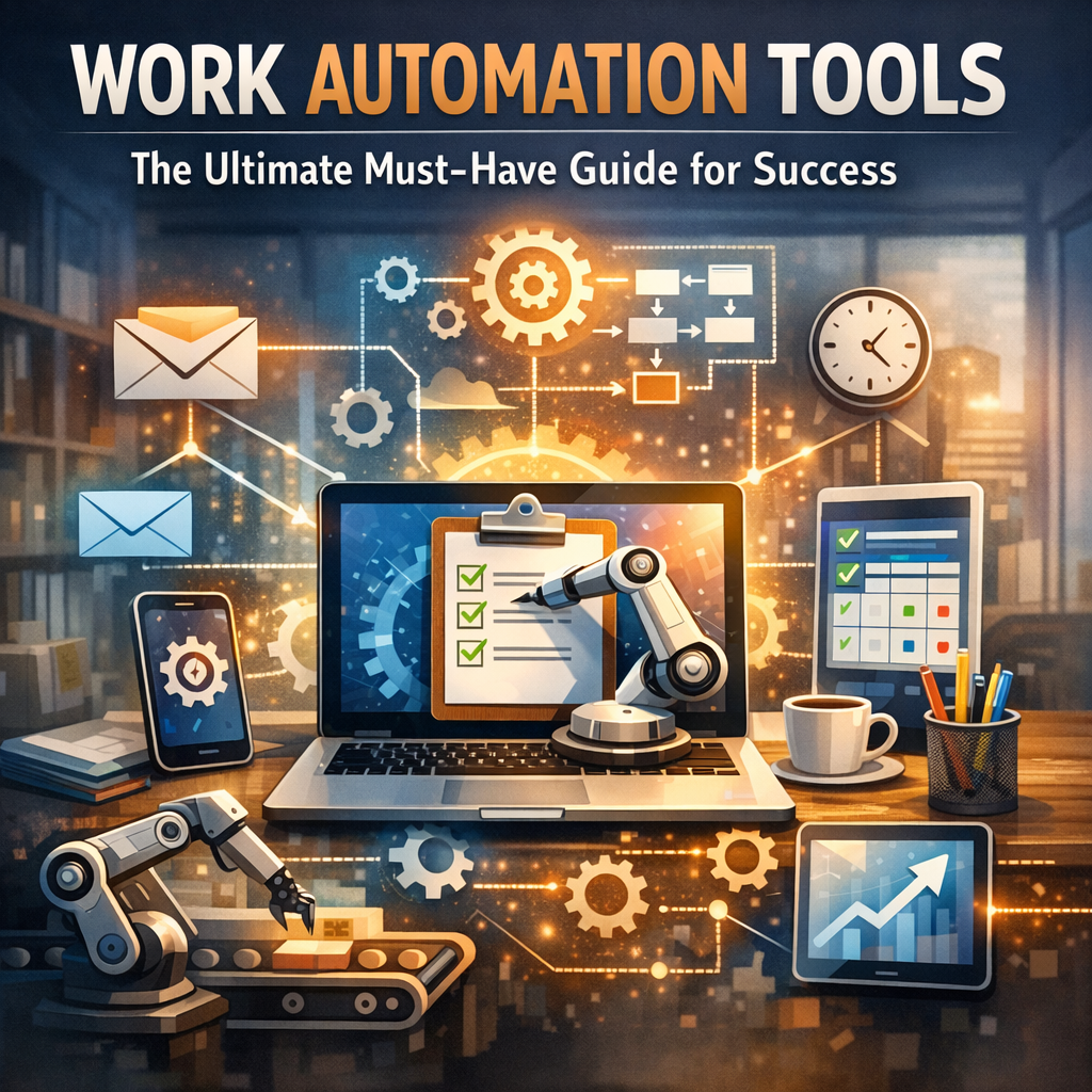 Illustration of Work Automation Tools: The Ultimate Must-Have Guide for Success