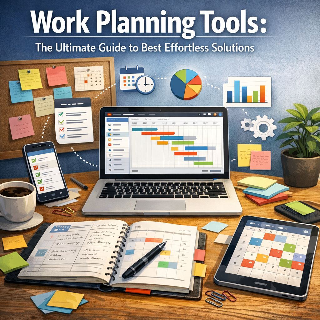 Illustration of Work Planning Tools: The Ultimate Guide to Best Effortless Solutions