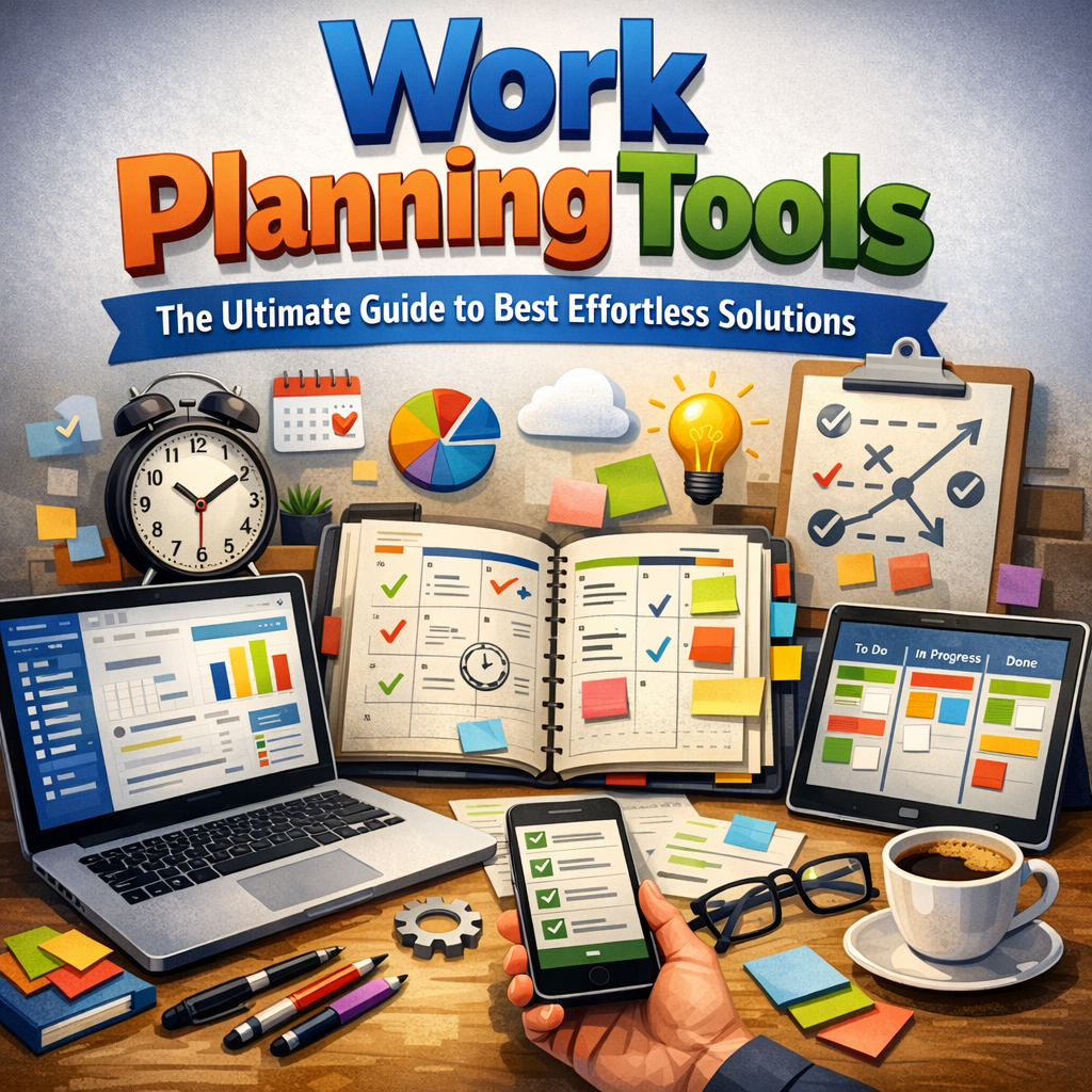 Illustration of Work Planning Tools: The Ultimate Guide to Best Effortless Solutions