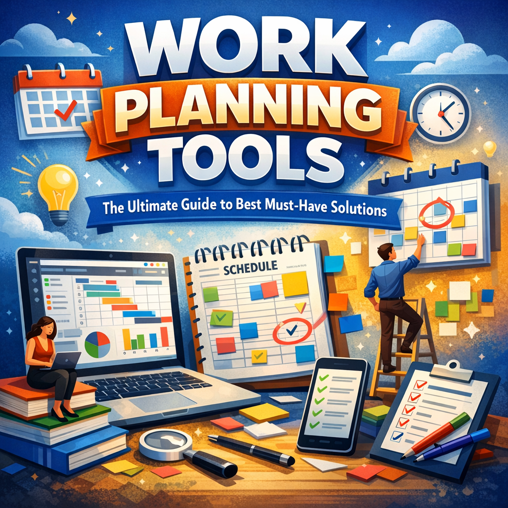 Illustration of Work Planning Tools: The Ultimate Guide to Best Must-Have Solutions