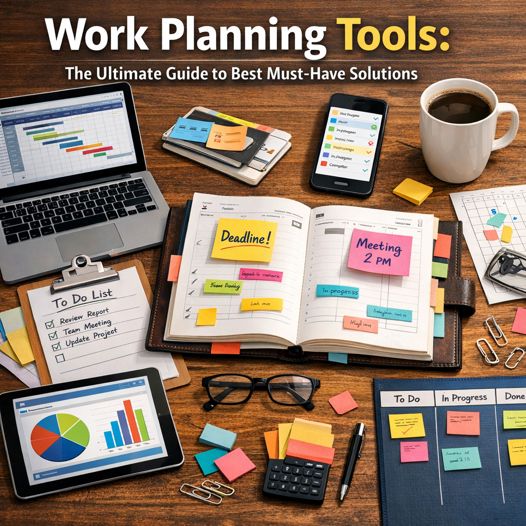 Illustration of Work Planning Tools: The Ultimate Guide to Best Must-Have Solutions