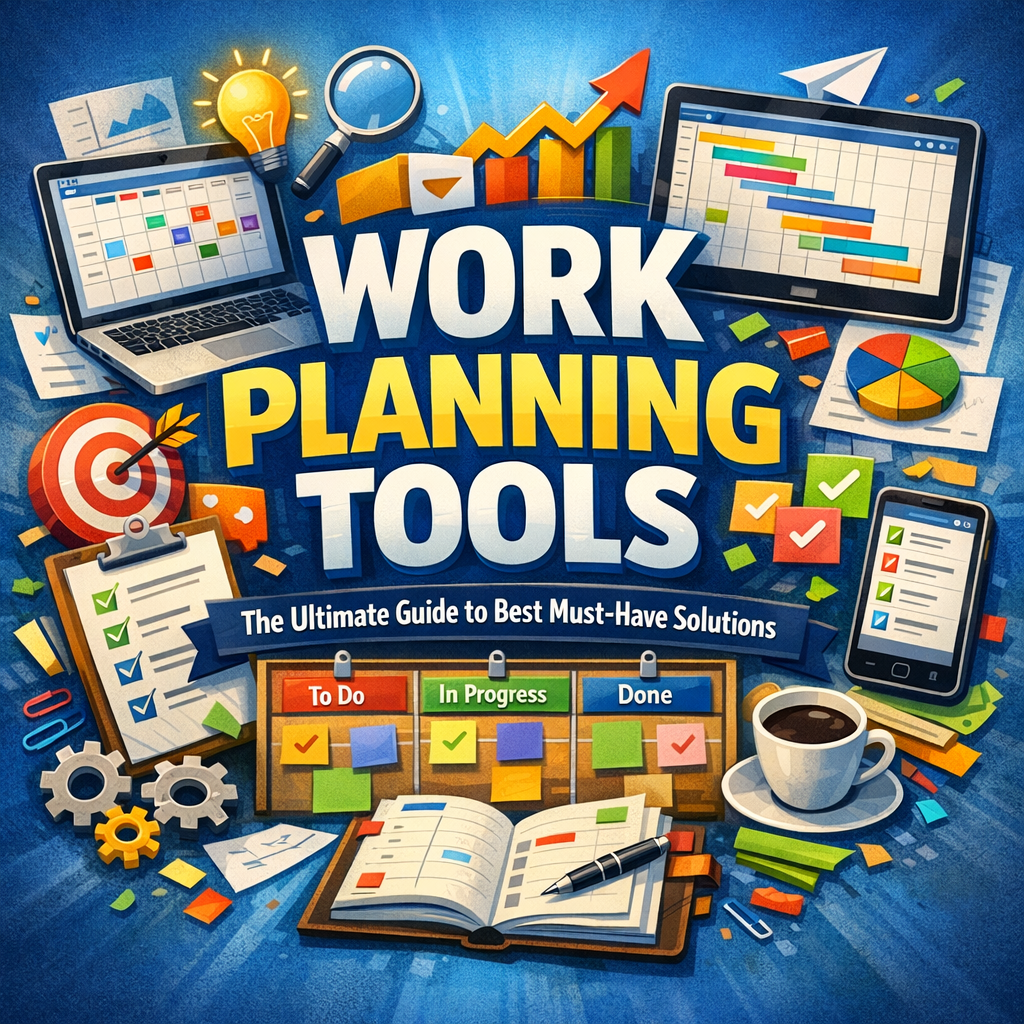 Illustration of Work Planning Tools: The Ultimate Guide to Best Must-Have Solutions