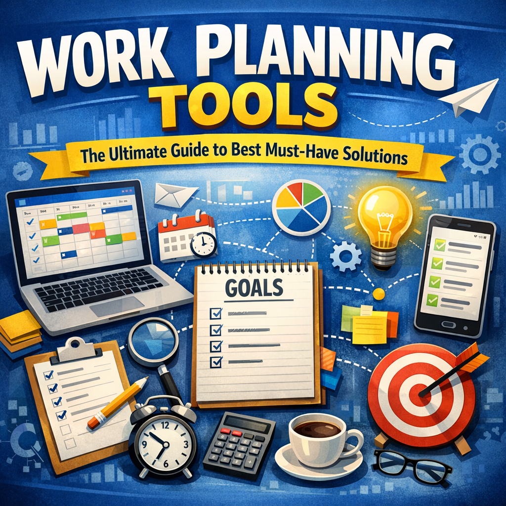 Illustration of Work Planning Tools: The Ultimate Guide to Best Must-Have Solutions