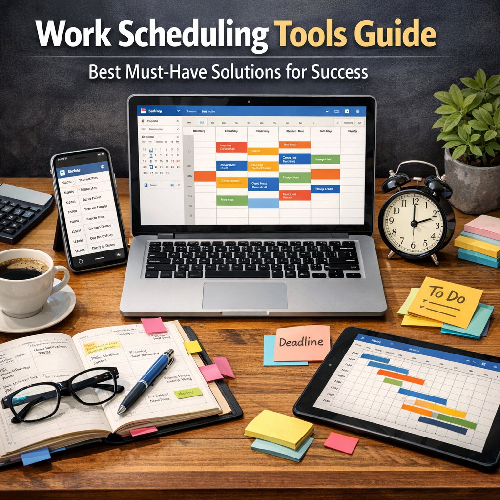 Illustration of Work Scheduling Tools Guide: Best Must-Have Solutions for Success