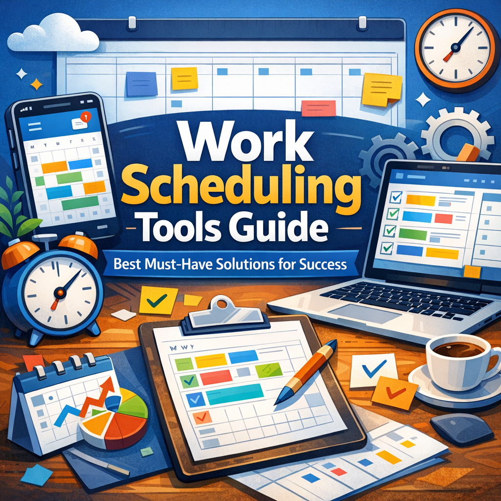 Illustration of Work Scheduling Tools Guide: Best Must-Have Solutions for Success