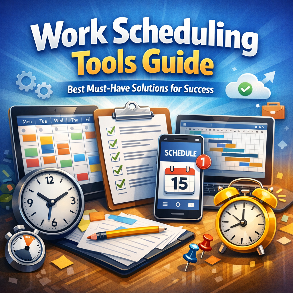 Illustration of Work Scheduling Tools Guide: Best Must-Have Solutions for Success