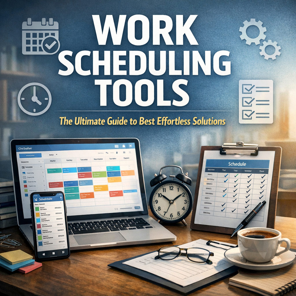 Illustration of Work Scheduling Tools: The Ultimate Guide to Best Effortless Solutions