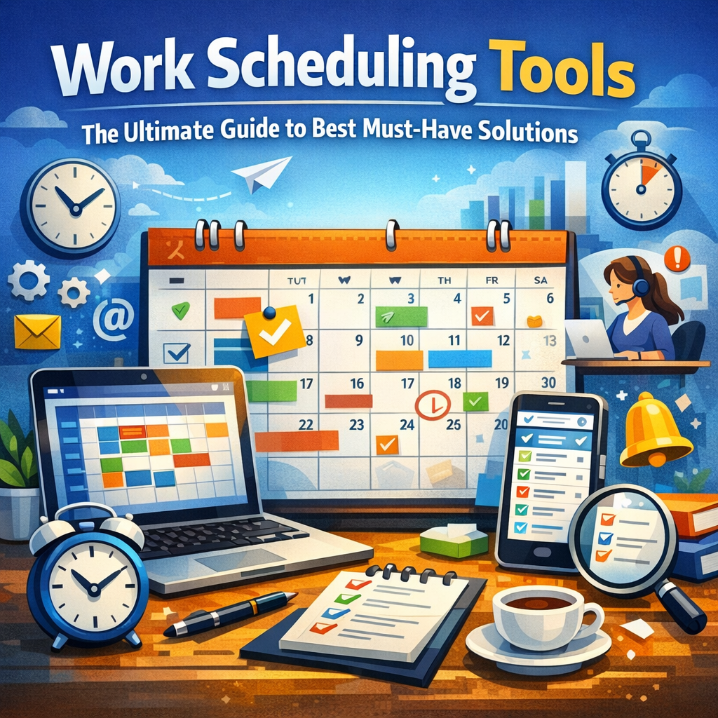 Illustration of Work Scheduling Tools: The Ultimate Guide to Best Must-Have Solutions