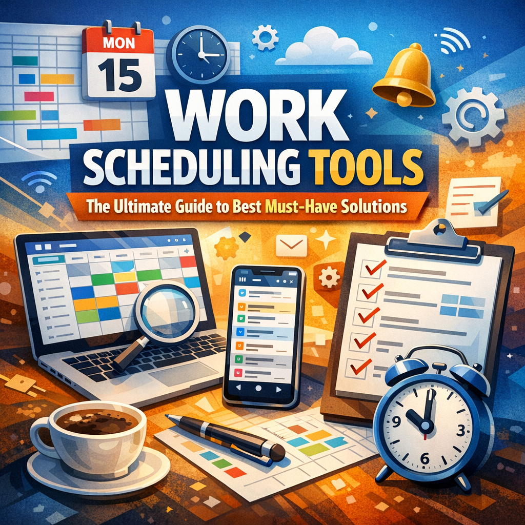 Illustration of Work Scheduling Tools: The Ultimate Guide to Best Must-Have Solutions