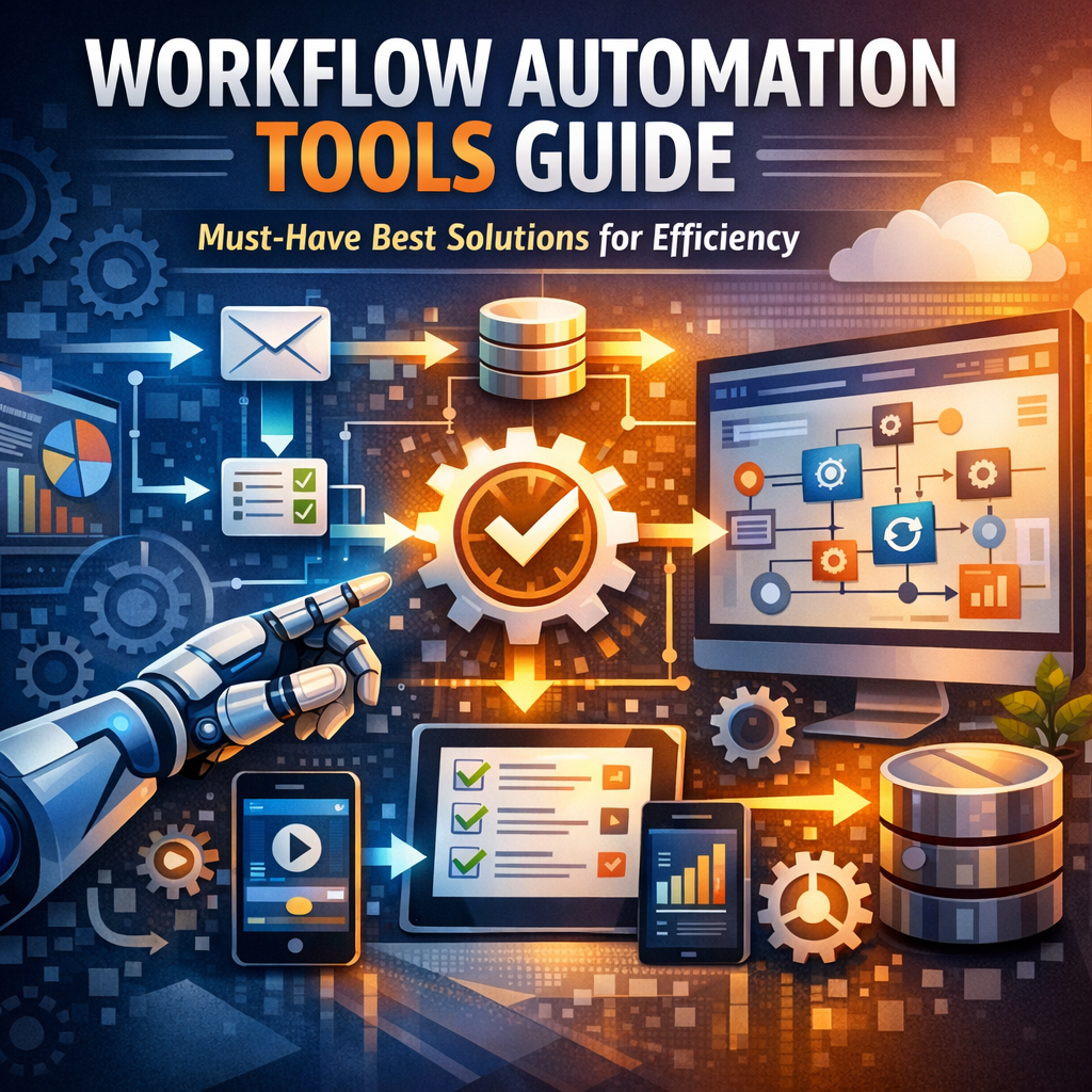 Illustration of Workflow Automation Tools Guide: Must-Have Best Solutions for Efficiency