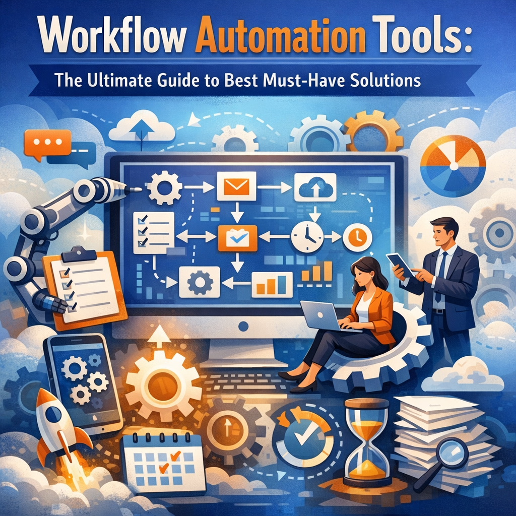 Illustration of Workflow Automation Tools: The Ultimate Guide to Best Must-Have Solutions