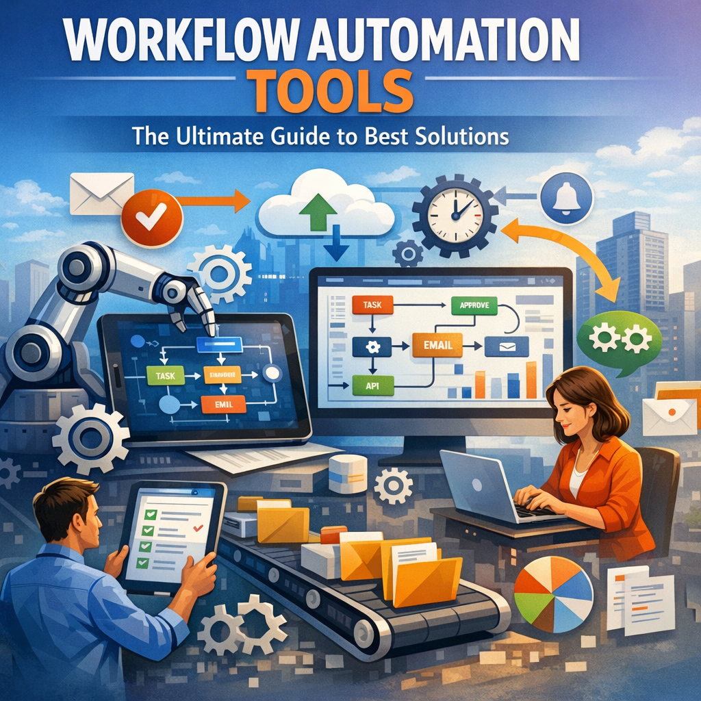 Illustration of Workflow Automation Tools: The Ultimate Guide to Best Solutions