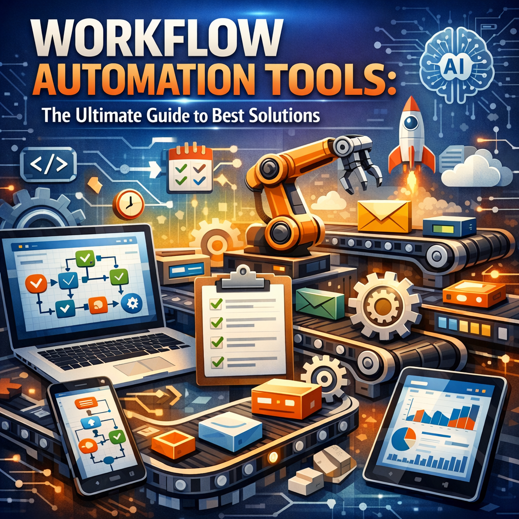 Illustration of Workflow Automation Tools: The Ultimate Guide to Best Solutions