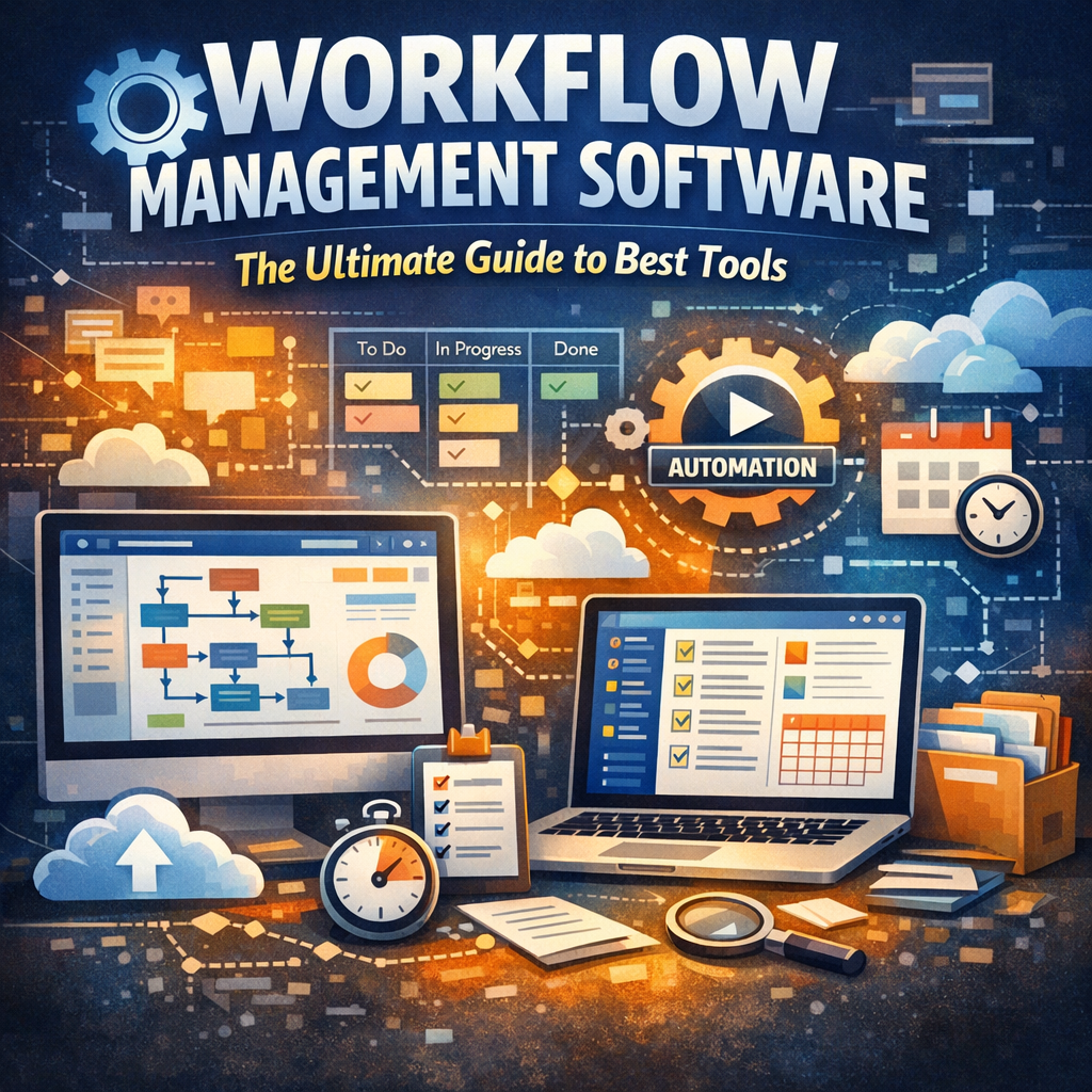 Illustration of Workflow Management Software: The Ultimate Guide to Best Tools