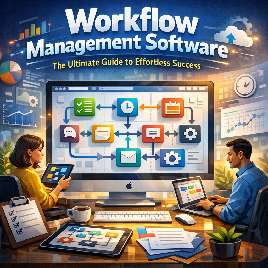 Illustration of Workflow Management Software: The Ultimate Guide to Effortless Success