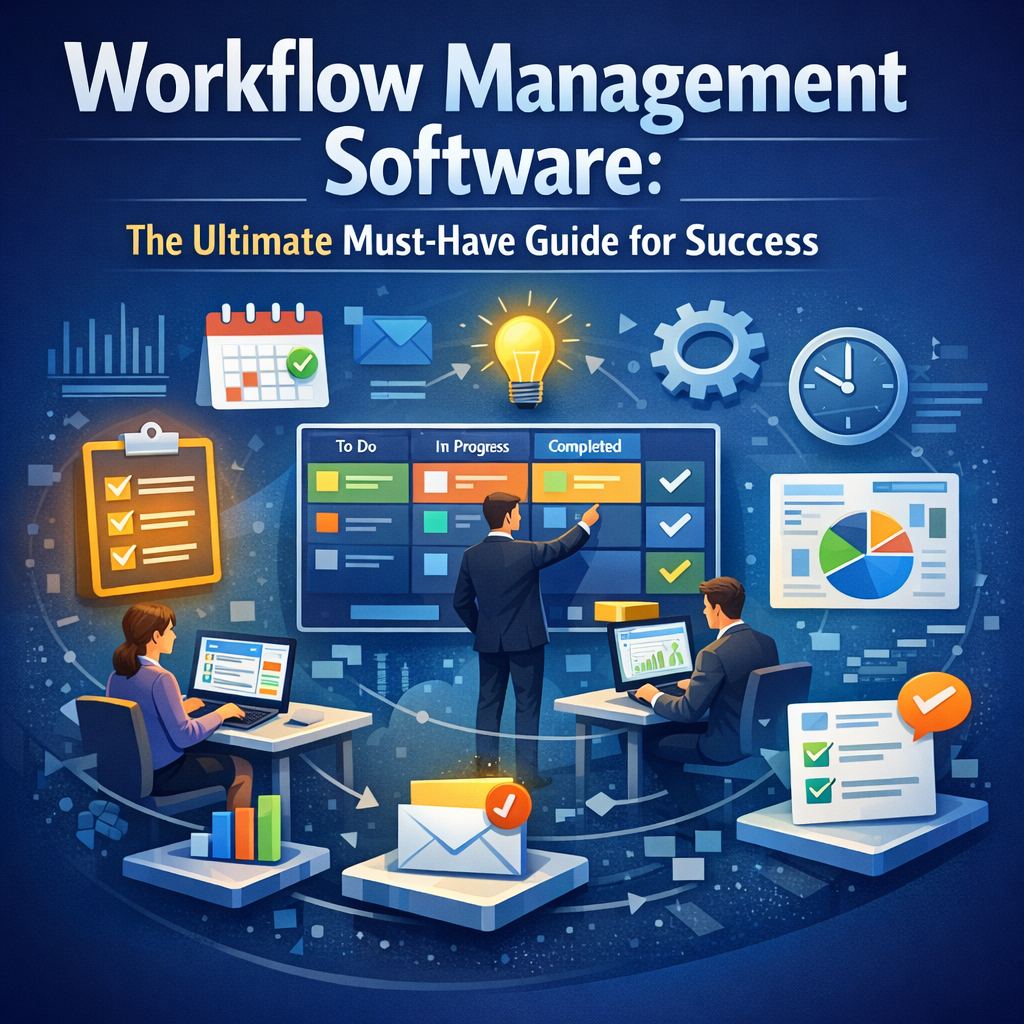 Illustration of Workflow Management Software: The Ultimate Must-Have Guide for Success