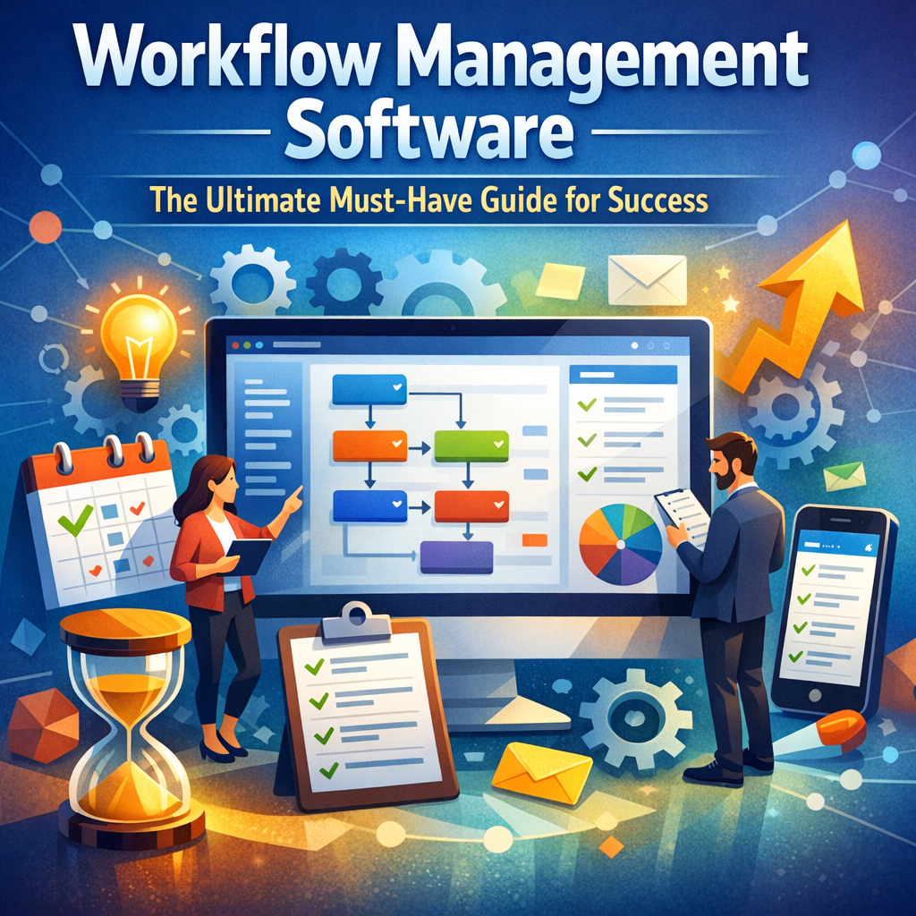 Illustration of Workflow Management Software: The Ultimate Must-Have Guide for Success