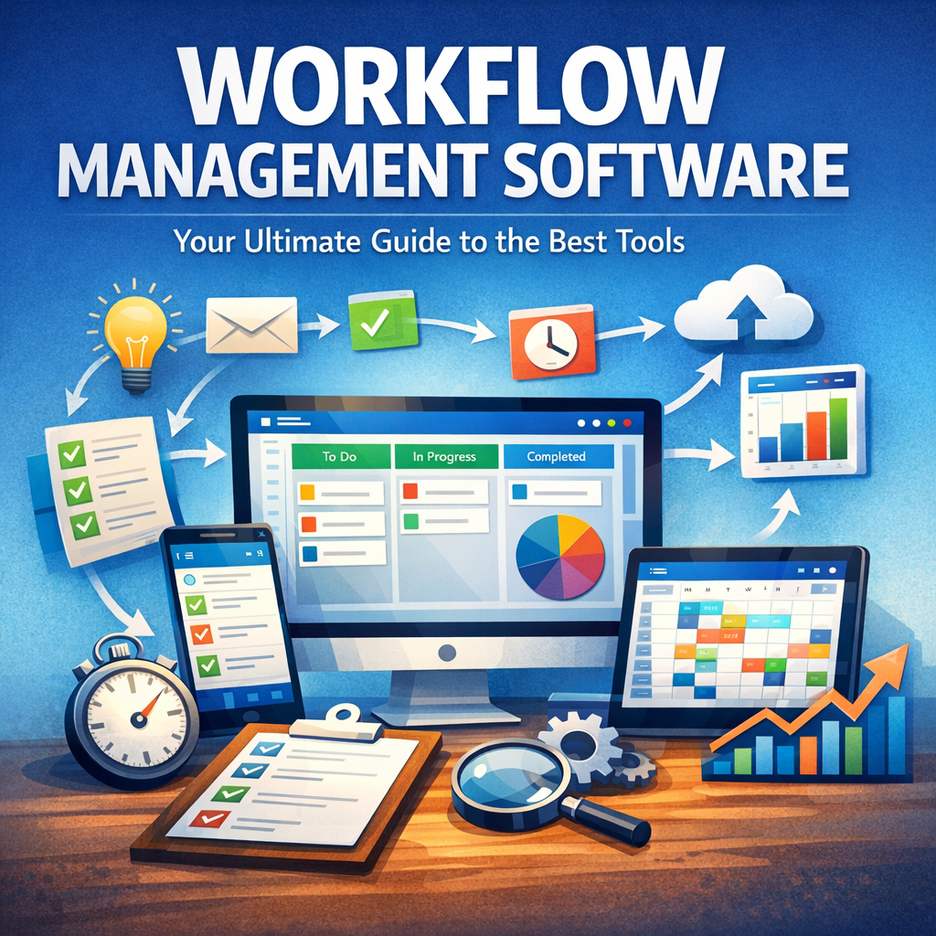 Illustration of Workflow Management Software: Your Ultimate Guide to the Best Tools