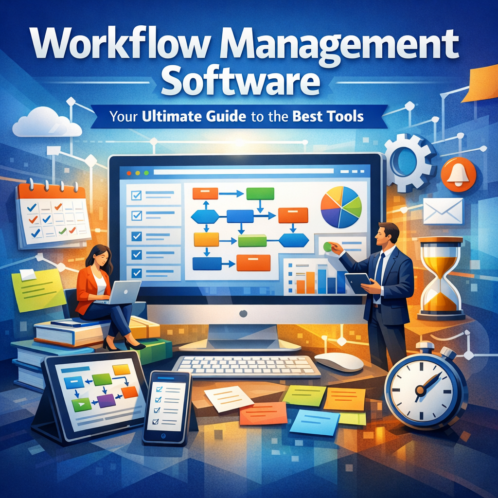 Illustration of Workflow Management Software: Your Ultimate Guide to the Best Tools